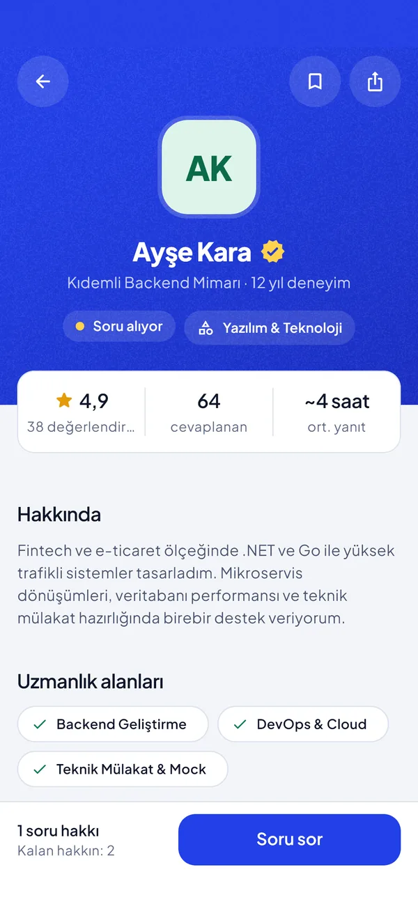Koç profili: hakkında yazısı, uzmanlık alanları ve değerlendirmeler